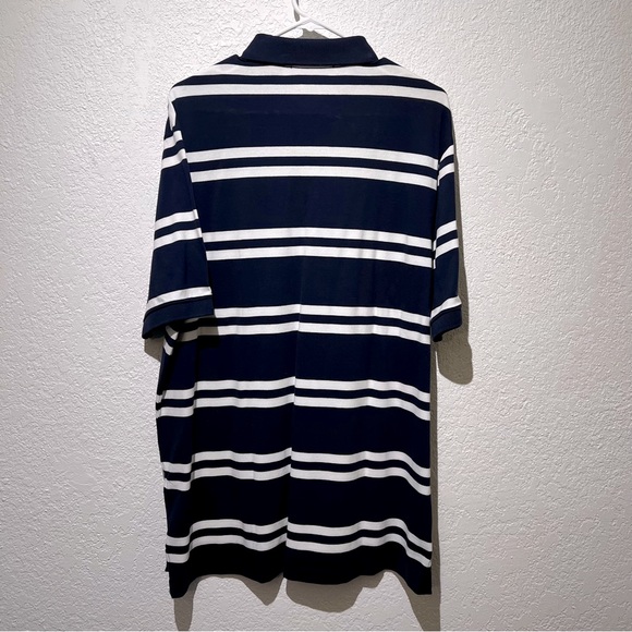 Cremieux Classics Short Sleeve Striped Polo Shirt L Large NWT - Picture 2 of 3